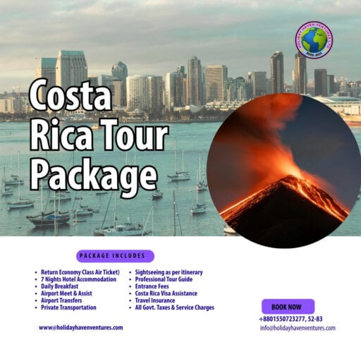 Costa Rica Tour Package from Bangladesh