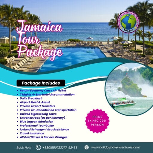 Jamaica Tour Package from Bangladesh
