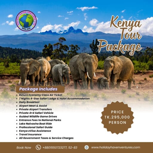 Kenya Budget Tour Package from Bangladesh 06 Days 05 Nights