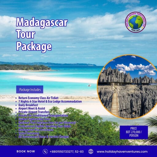 Madagascar Budget Tour Package from Bangladesh 06 Days 05 Nights